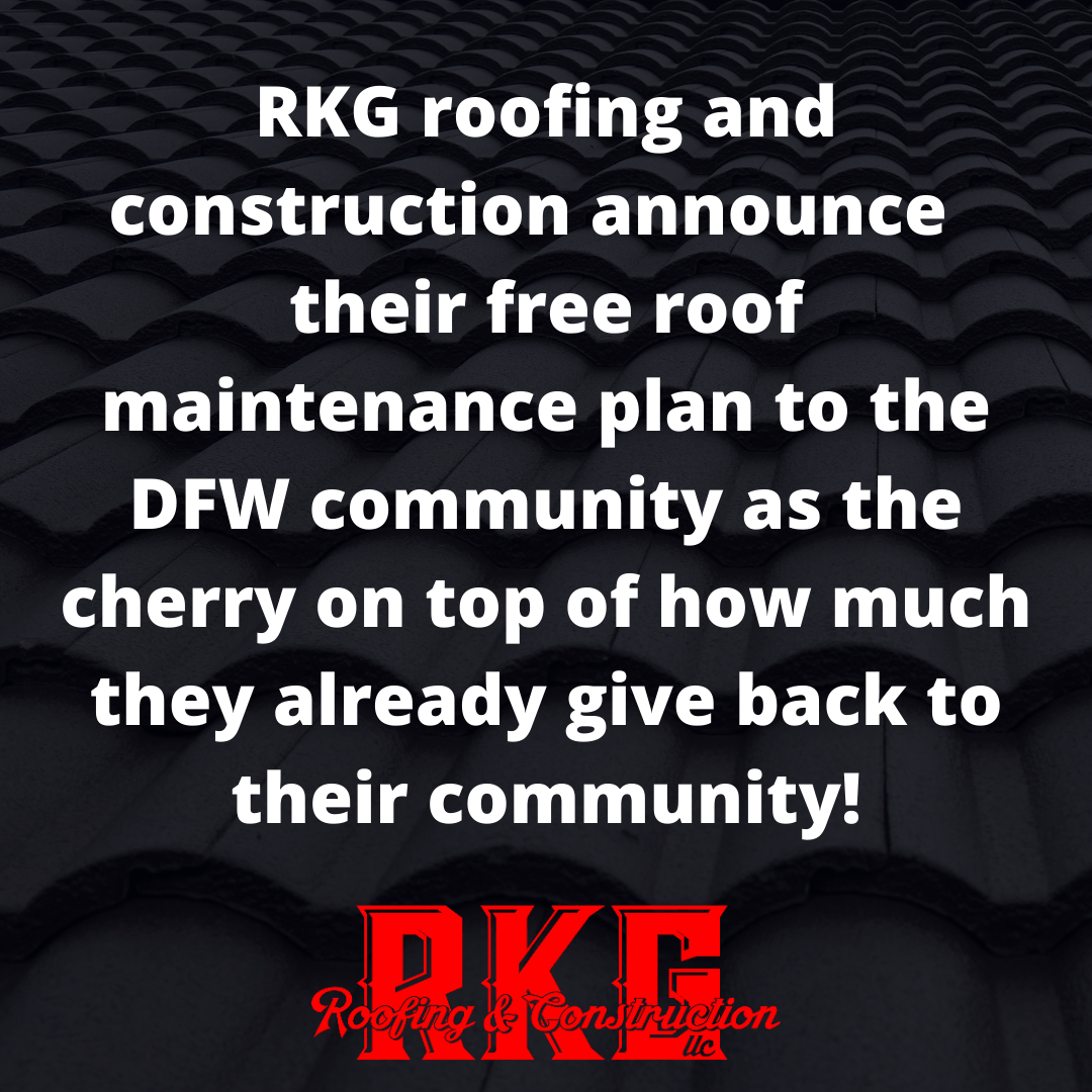 RKG Roofing and Construction Launch Their Free Roof Maintenance Plan 6