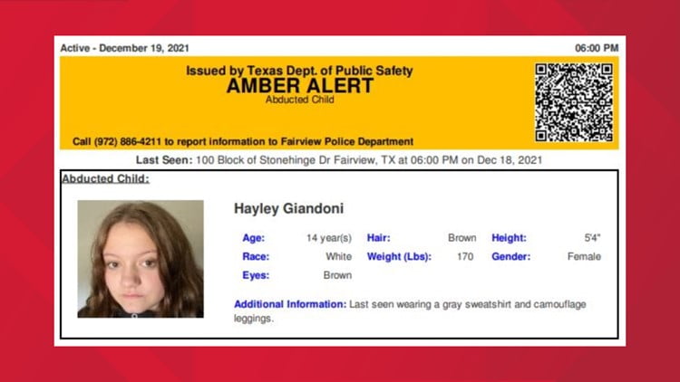 Amber Alert issued for 14-year-old abducted Texas girl 6