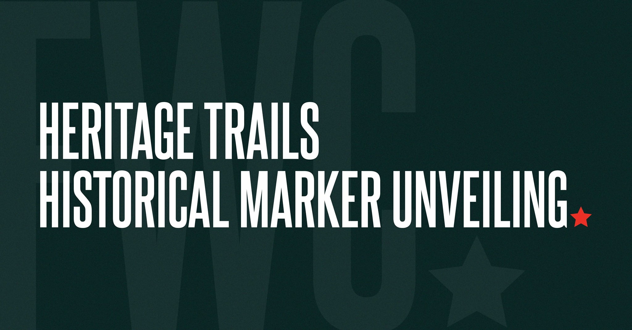 Heritage Trails Historical Marker Unveiling 1