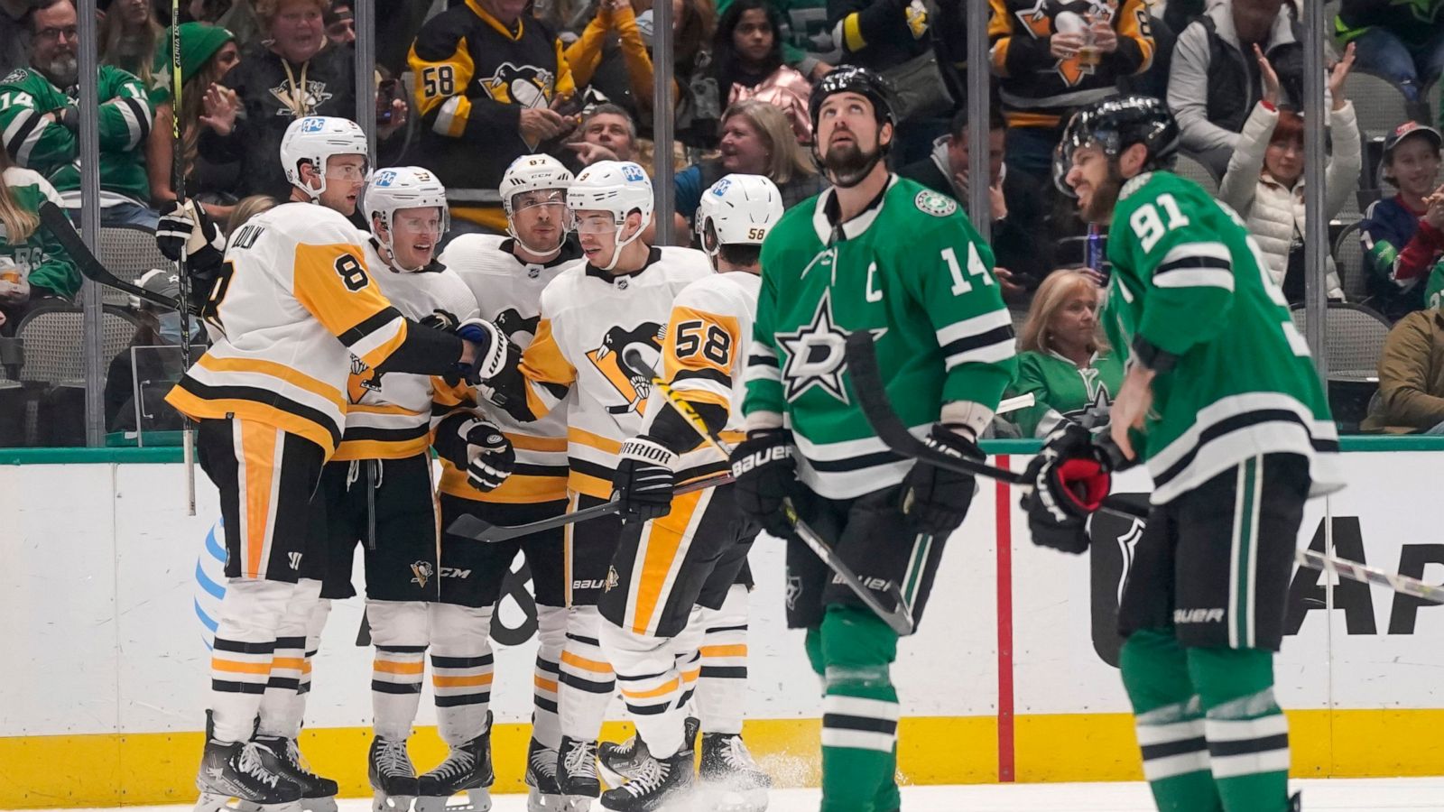 Stars rally past Penguins 3-2, snapping 10-game win streak 6